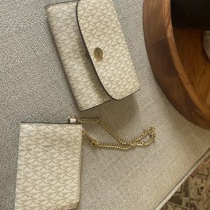 Michael Kors wallet with removable change purse